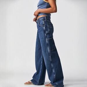 AGOLDE Magda Denim Carpenter in Darkness Size 25